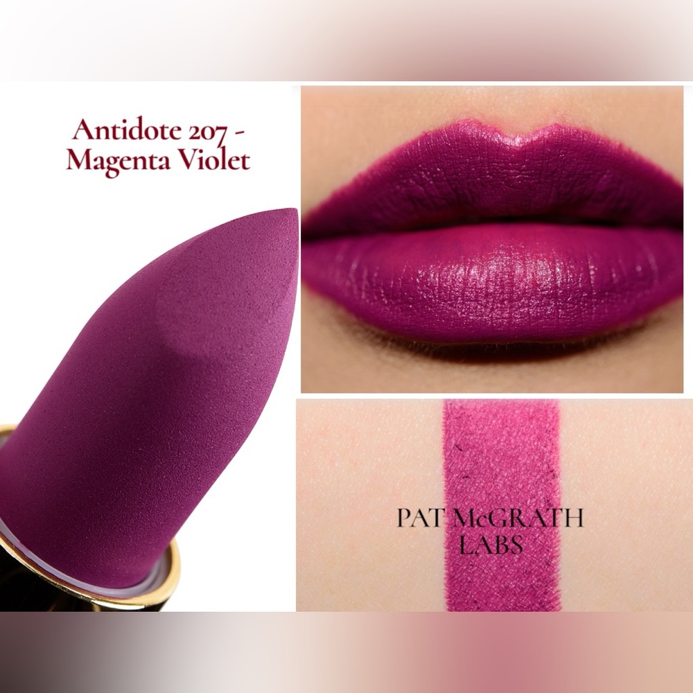 PAT McGRATH LABS MatteTrance Lipstick
Antidote 207 - Magenta Violet. NEW NO BOX